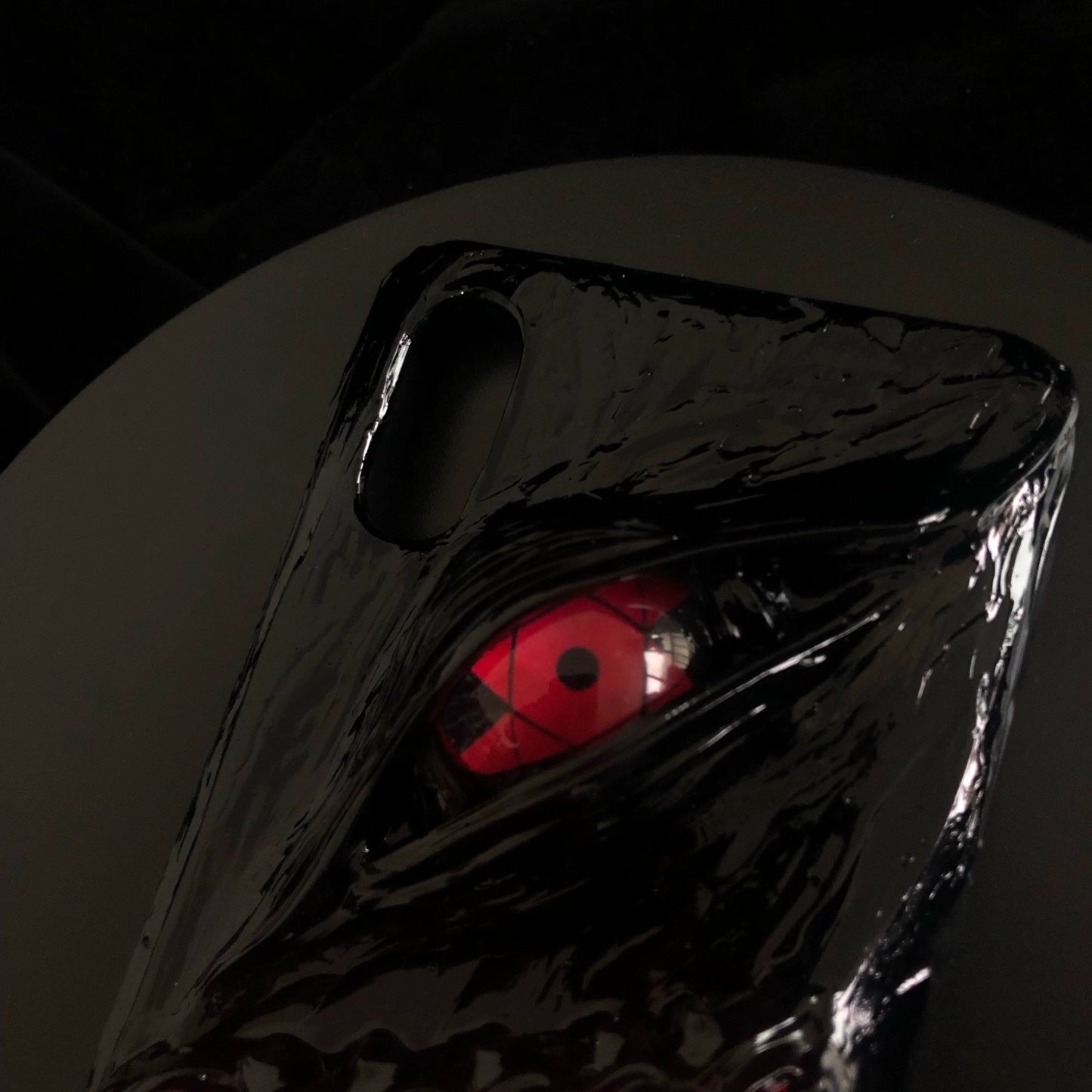 Goth Phone Case 3D Horror Eyes Phone case Handmade designer decoden iPhone Samsung custom phone case witchy phone case