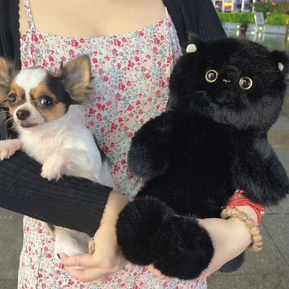 Handmade Simulation Cat Plush, Kawaii Kitty Plush Toys , Birthday Gifts for Girls, High Quality Home Decor, Personalized Gifts, 50cm