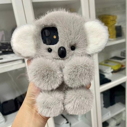 Koala Phone Case For iPhone,Pet Phone Case,Pet lovers,Fluffy Plush,Personalized Gifts