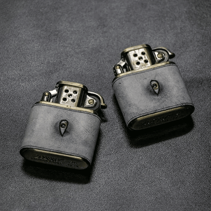 Vintage Leather lighter case lighter case, classic