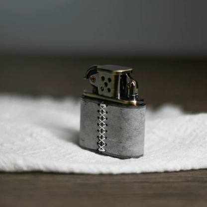 Vintage Leather lighter case lighter case, classic