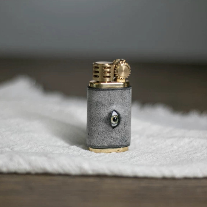 Vintage Leather lighter case lighter case, classic