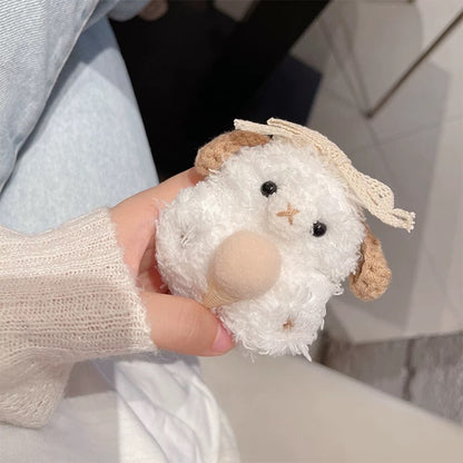 Lamb AIRPODS Case for Gen 1| 2| 3| Pro| Pro 2, Cute lamb AirPods Case, Fluffy AirPods Case