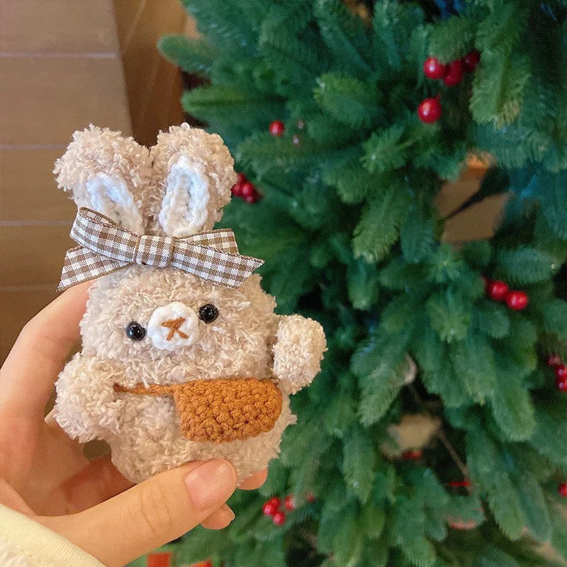 Rabbit AirPods Case for AirPods 1 | 2 | 3 | Pro | Pro 2,Stuffed