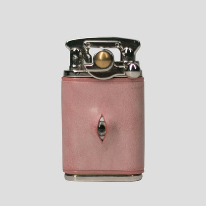 Vintage Pink Leather lighter case lighter case, classic