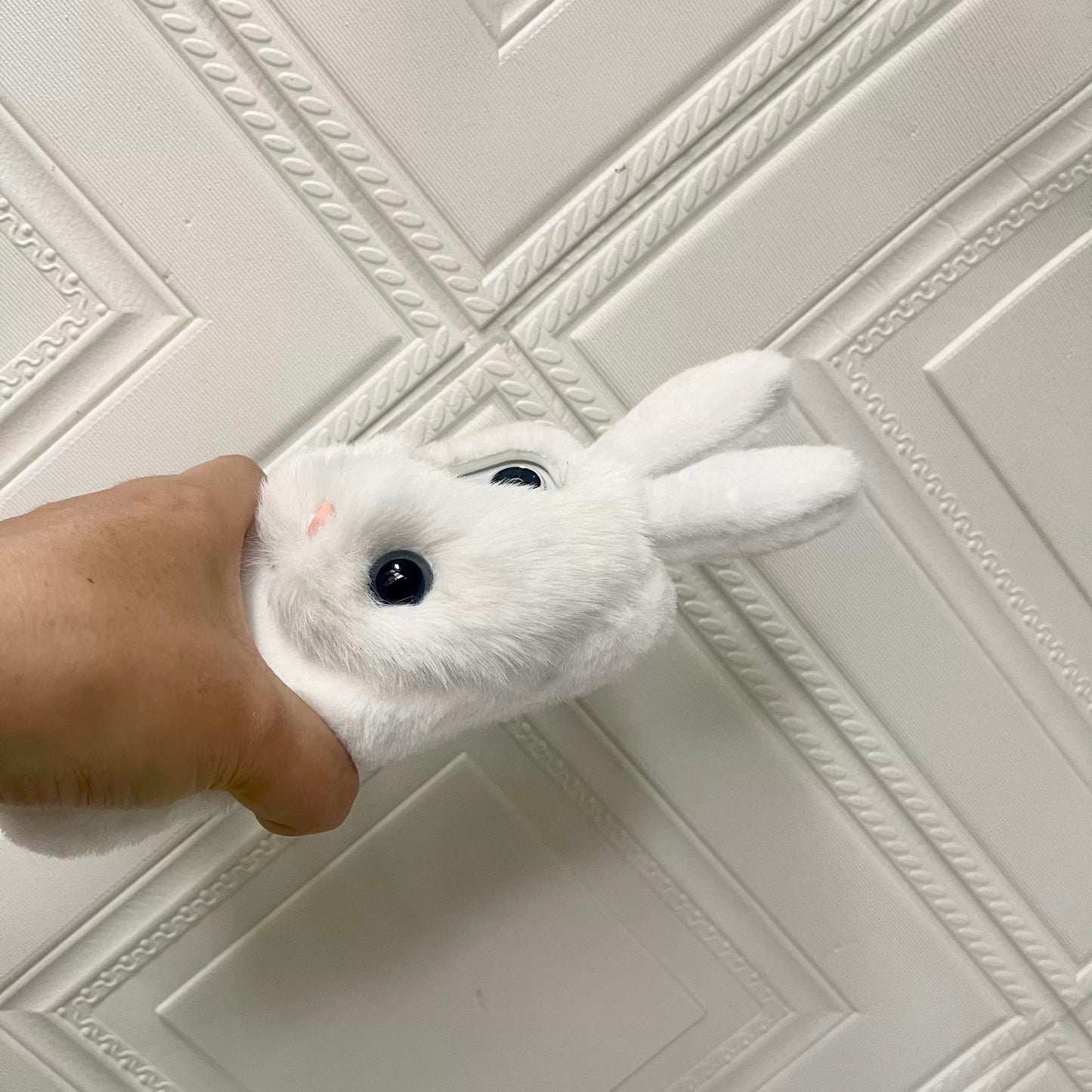 Plush Rabbit Phone Case For iPhone 14 Plus 13 Pro Max 12 Mini XR 7 8,Pet Phone Case,Pet lovers,Fluffy Plush,Personalized Gifts