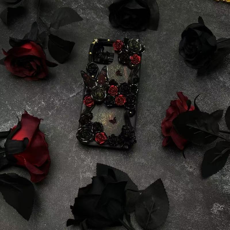 Bloody Flower Dark Handmade iPhone Case