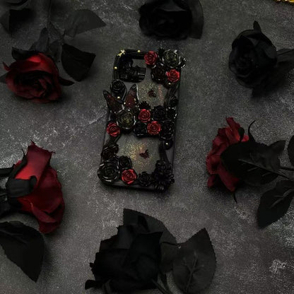 Bloody Flower Dark Handmade iPhone Case