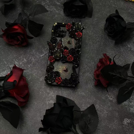 Bloody Flower Dark Handmade iPhone Case