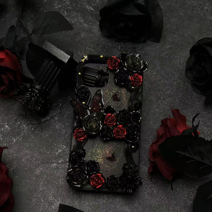 Bloody Flower Dark Handmade iPhone Case