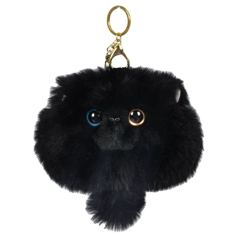 Handmade Plush Little Black Cat Wallet, Plush Toy, Plush Pendant, Kitty Plush, Birthday Gifts for Girls