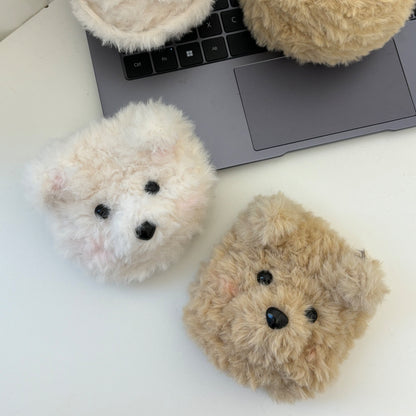 2 Colors DOG Plush Earphone Headphone Case