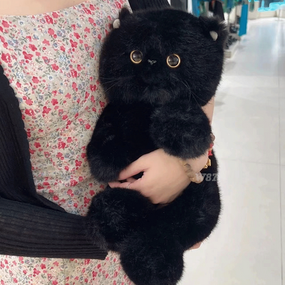 Handmade Simulation Cat Plush, Kawaii Kitty Plush Toys , Birthday Gifts for Girls, High Quality Home Decor, Personalized Gifts, 50cm