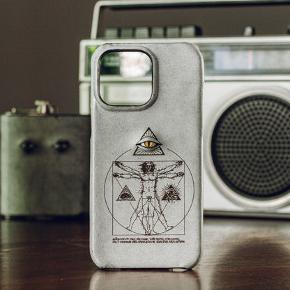 Handmade Vitruvian Man Phone Case For All Phone Models