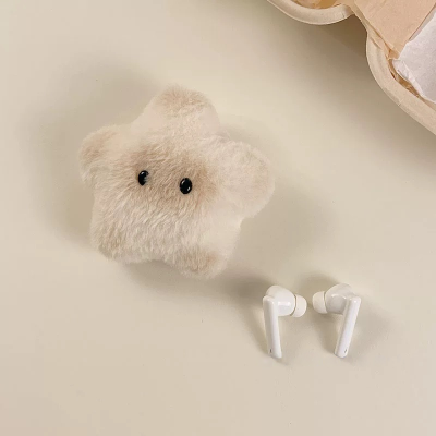 Plush Star AirPods Case Cover, AirPods Case for Gen 1 | 2 | 3 | Pro | Pro 2,